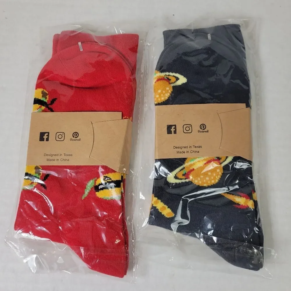 London Jae Apparel‎ Novelty Socks; Set of 2